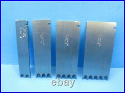 Nice set of 4 Record 405 reeding 1/4 cutters blades irons fit Stanley 45 plane
