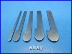 Nice set of 5 Record 405 fluting cutters blades irons fit Stanley 45 plane