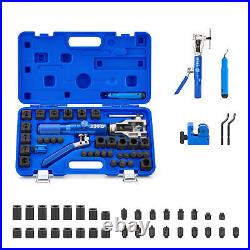 OMT Hydraulic Flaring Tool Set Brake Line Flaring Tool Kit with Tubing Cutter