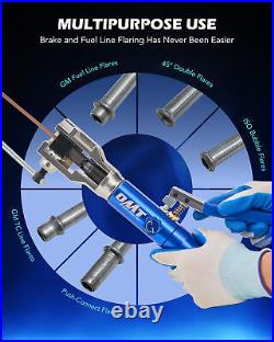 OMT Hydraulic Flaring Tool Set Brake Line Flaring Tool Kit with Tubing Cutter