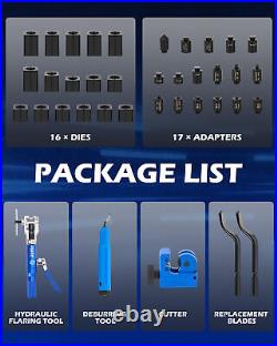 OMT Hydraulic Flaring Tool Set Brake Line Flaring Tool Kit with Tubing Cutter