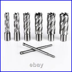 OSCARBIDE Annular Cutter Set 8 Pieces, 3/4Weldon Shank, 2Cutting Depth, 9/16 OSCARBIDE Annular Cutter Set 8 Pieces, 3/4Weldon Shank, 2Cutting Depth, 9/16