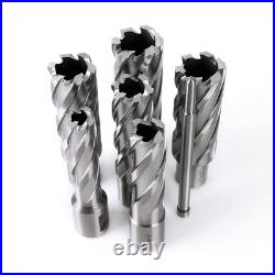 OSCARBIDE Annular Cutter Set 8 Pieces, 3/4Weldon Shank, 2Cutting Depth, 9/16 OSCARBIDE Annular Cutter Set 8 Pieces, 3/4Weldon Shank, 2Cutting Depth, 9/16
