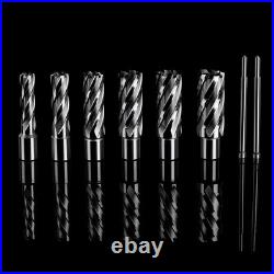 OSCARBIDE Annular Cutter Set 8 Pieces, 3/4Weldon Shank, 2Cutting Depth, 9/16 OSCARBIDE Annular Cutter Set 8 Pieces, 3/4Weldon Shank, 2Cutting Depth, 9/16