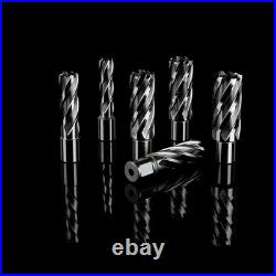 OSCARBIDE Annular Cutter Set 8 Pieces, 3/4Weldon Shank, 2Cutting Depth, 9/16 OSCARBIDE Annular Cutter Set 8 Pieces, 3/4Weldon Shank, 2Cutting Depth, 9/16