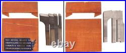 Orig Full Set of Cutters for Stanley No. 444 Dovetail Plane in Box- mjdtoolparts Orig Full Set of Cutters for Stanley No. 444 Dovetail Plane in Box- mjdtoolparts