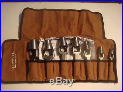 Osborne Hole Punch Set Leather Cutting Tool Upholstery Fabrics Leather Cutter