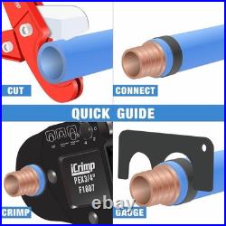 PEX Plumbing Tool Set with Tubing Cutter