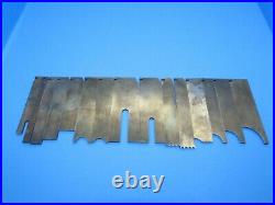 Parts CUSTOM set of 15 cutters irons blades for Stanley 45 55 wood plane