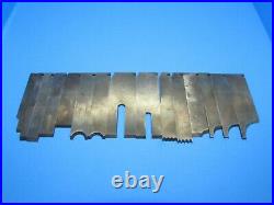 Parts CUSTOM set of 15 cutters irons blades for Stanley 45 55 wood plane