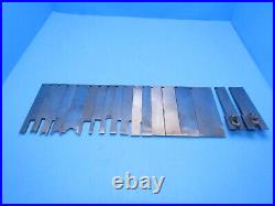 Parts nice set of 18 irons blades cutters for British Lewin wood plane like 45