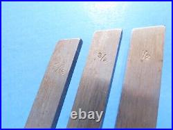 Parts nice set of 8 irons blades cutters for Stanley 46 wood plane incl 13/16