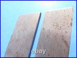 Parts nice set of 8 irons blades cutters for Stanley 46 wood plane incl 13/16