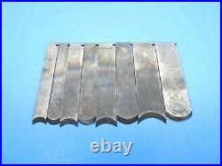 Parts set 8 hollow & round irons blades cutters for Stanley 45 55 wood plane