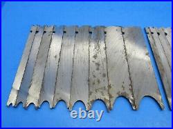 Parts set of 21 irons blades cutters for Sargent 1080 wood plane incl 3/4 bead