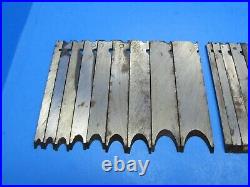 Parts set of 21 irons blades cutters for Sargent 1080 wood plane incl 3/4 bead