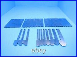 Parts set of 23 irons blades cutters for Record 405 wood plane reed fluting