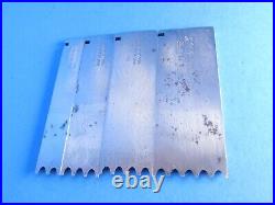 Parts set of 23 irons blades cutters for Record 405 wood plane reed fluting