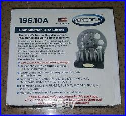 Pepetools Premium Disc Cutting Cutter Set 196.10a Dapping Silver, Gold, Pepe Tool