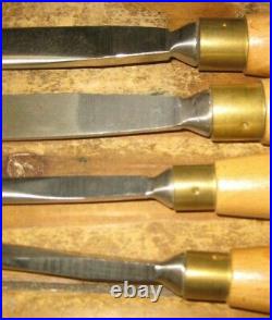 Pfeil Swiss Made Set of 6 Block Cutters Palm Carving Tools