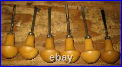 Pfeil Swiss Made Set of 6 Block Cutters Palm Carving Tools