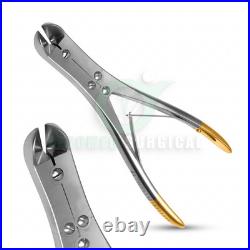 Pin & Wire Cutter Set 4 PCS TC German Orthopedic Surgical Pliers Veterinary Tool