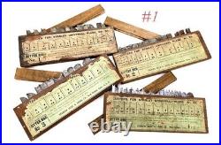 Plane irons set 1 2 3 4 STANLEY TOOLS 55 Plane CUTTERS w boxes