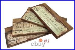 Plane irons set 1 2 3 4 STANLEY TOOLS 55 Plane CUTTERS w boxes