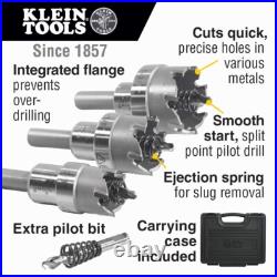 Premium Heavy-Duty Hole Cutter Set 4 Sizes, Rust-Proof Carry Case Included