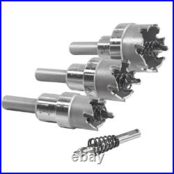 Premium Heavy-Duty Hole Cutter Set 4 Sizes, Rust-Proof Carry Case Included