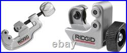Premium Stainless Steel Tubing Cutter Set Model 35S & 101, Silver Finish