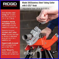 Premium Stainless Steel Tubing Cutter Set Model 35S & 101, Silver Finish