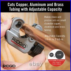 Premium Stainless Steel Tubing Cutter Set Model 35S & 101, Silver Finish
