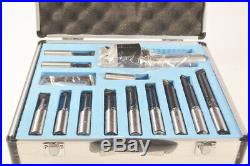 QualityR8-3 3 Boring Head Milling Cutter Set 12pcs Indexable Boring Bar Tool
