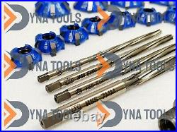 RACING VALVE SEAT CUTTER SET 3 ANGLES CUT CARBIDE TIPPED PERFORMANCE kit