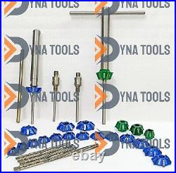 RACING VALVE SEAT CUTTER SET 3 ANGLES CUT CARBIDE TIPPED PERFORMANCE kit