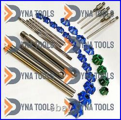 RACING VALVE SEAT CUTTER SET 3 ANGLES CUT CARBIDE TIPPED PERFORMANCE kit