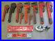 RIDGID-Adjustable-Pipe-Spud-Wrench-Cutter-Level-11pc-Set-EXC-Plumbing-Tool-Lot-01-sct