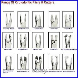 Range Of Dental Orthodontic Clinic Pliers Archwire Bending & Loop Forming Ortho