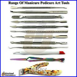 Range Of Manicure Pedicure Nail Art Cuticle Pusher UV Gel Remover Acrylic Cutter