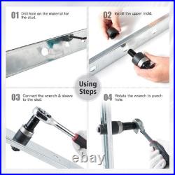 Ratchet Knockout Punch Set 1/2 to 2 Electrical Conduit Hole Cutter Ratchet Knockout Punch Set 1/2 to 2 Electrical Conduit Hole Cutter