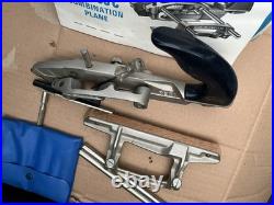 Record 050C Combination (Plough) Plane & Complete Set of 18 Cutters