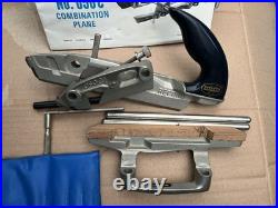 Record 050C Combination (Plough) Plane & Complete Set of 18 Cutters