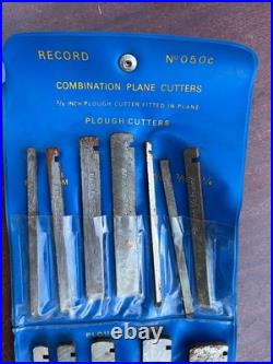 Record 050C Combination (Plough) Plane & Complete Set of 18 Cutters