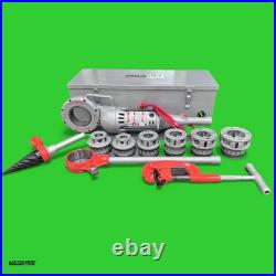 Ridgid 700 With 12r Pvc 1/2''-2'' Die Set, Reamer, & Cutter In Metal Tool Box