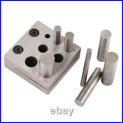 Round 7 Piece Disc Cutter Set 1/4-5/8 Jewelry Making Metal Coin Punch Tool set Round 7 Piece Disc Cutter Set 1/4-5/8 Jewelry Making Metal Coin Punch Tool set