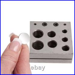 Round 7 Piece Disc Cutter Set 1/4-5/8 Jewelry Making Metal Coin Punch Tool set Round 7 Piece Disc Cutter Set 1/4-5/8 Jewelry Making Metal Coin Punch Tool set