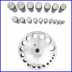 Round Disc Cutter Set Professional Steel Jewelry Making Metal Forming Punch Tool