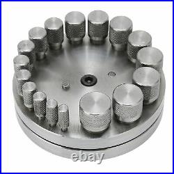Round Disc Cutter Set Professional Steel Jewelry Making Metal Forming Punch Tool