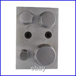 Round Disc Cutter Set with 4 Punches and Die. Tool for Cutting Accurate Circles